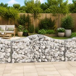 Enhance Your Garden with 5 Arched Gabion Baskets