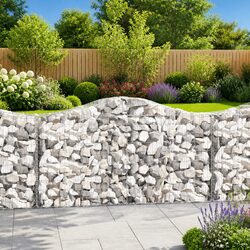 Enhance Your Outdoor Space with 13 Arched Gabion Baskets