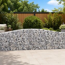 Enhance Your Garden with Arched Gabion Baskets 4 pcs
