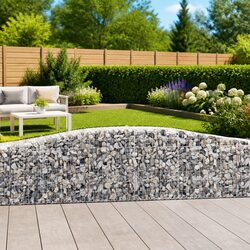 Enhance Your Outdoor Space with 6 Arched Gabion Baskets