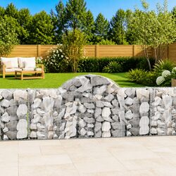 Enhance Your Outdoor Space with 9 Arched Gabion Baskets