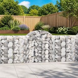 Enhance Your Outdoor Space with 6 Arched Gabion Baskets