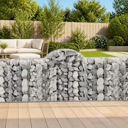 Enhance Your Garden with 5 pcs Arched Gabion Baskets