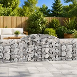 Elevate Your Garden with 6 Arched Gabion Baskets