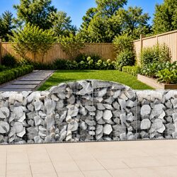 Enhance Your Garden with Arched Gabion Baskets Set of 6