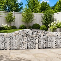 Enhance Your Outdoor Space with 4 Arched Gabion Baskets