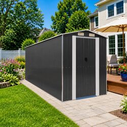 Enhance Your Outdoor Space with an Anthracite Garden Shed 192x523x223cm