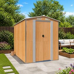 Enhance Your Garden with a Brown Outdoor Storage Shed