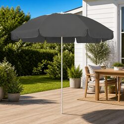 Enhance Your Outdoor Space with Our Anthracite Beach Parasol