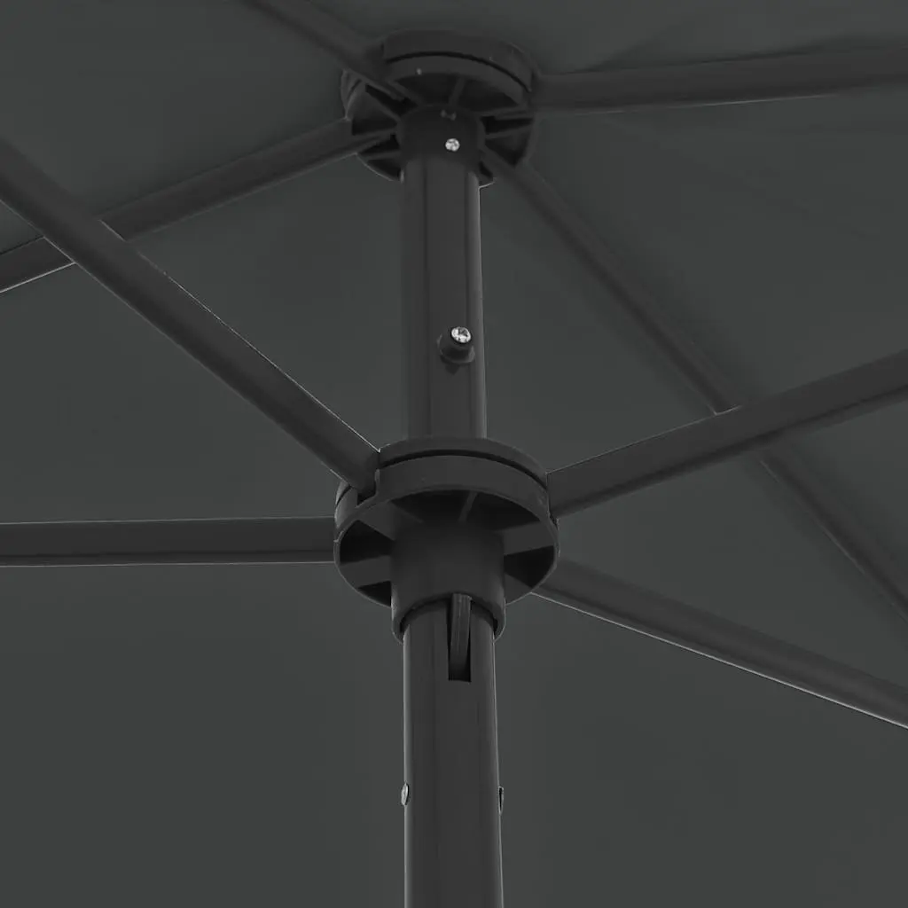 Beach Parasol 180x120cm UV Protection Tilt Function