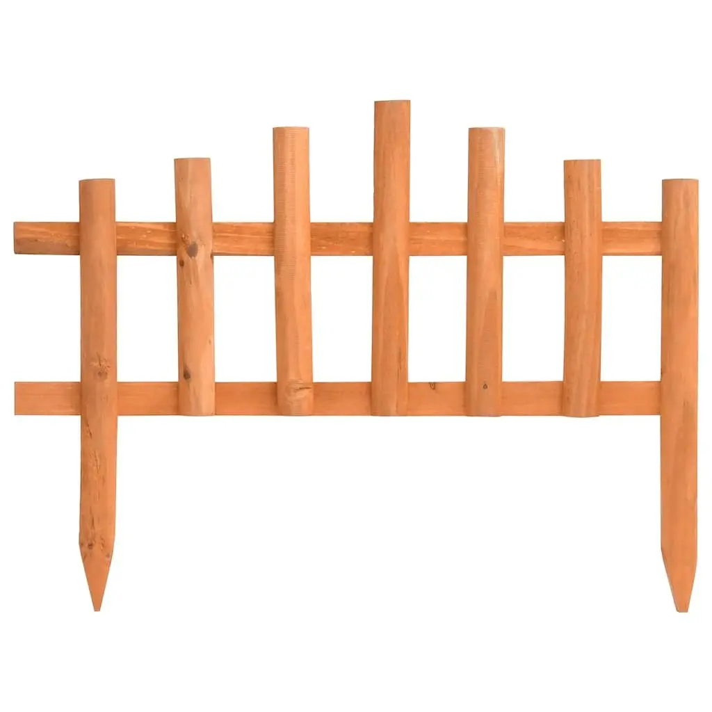 Garden Lawn Edging Borders 10 Pieces Firwood 4.4m Outdoor Plant Bed Edger
