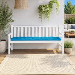 Garden Bench Cushion in Blue for Stylish Outdoor Spaces
