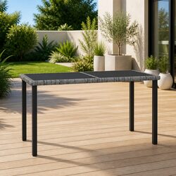 Elevate Your Outdoor Space with a Stylish Grey Dining Table