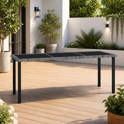 Elevate Your Outdoor Space with a Grey Dining Table