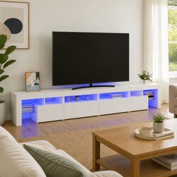 Modern White TV Cabinet: Elevate Your Living Space