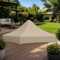 Elevate Your Outdoor Space with a Beige Party Tent Roof