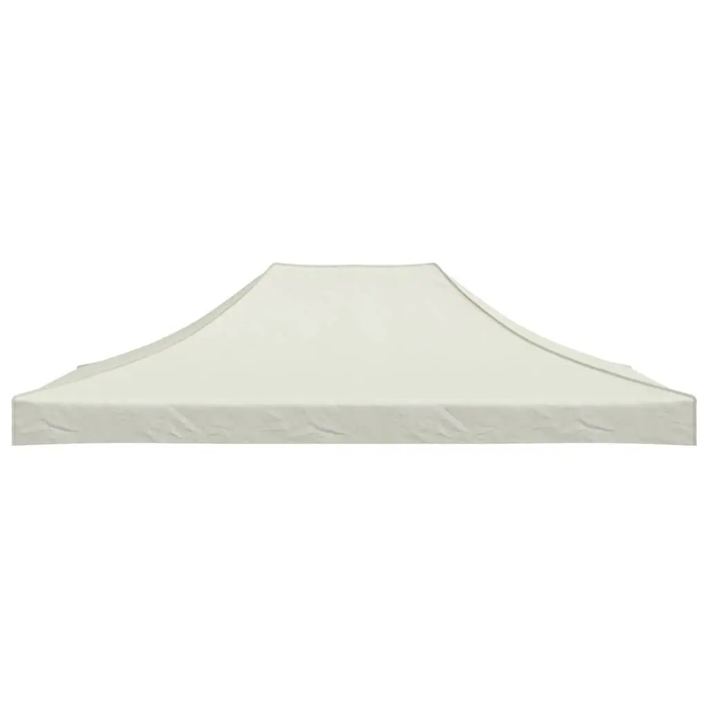 Party Tent Roof 4.5x3 m Cream Replacement Canopy Top Cover UV Weather Resistant Outdoor