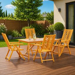 Elevate Your Outdoor Space with a 5-Piece Dining Set