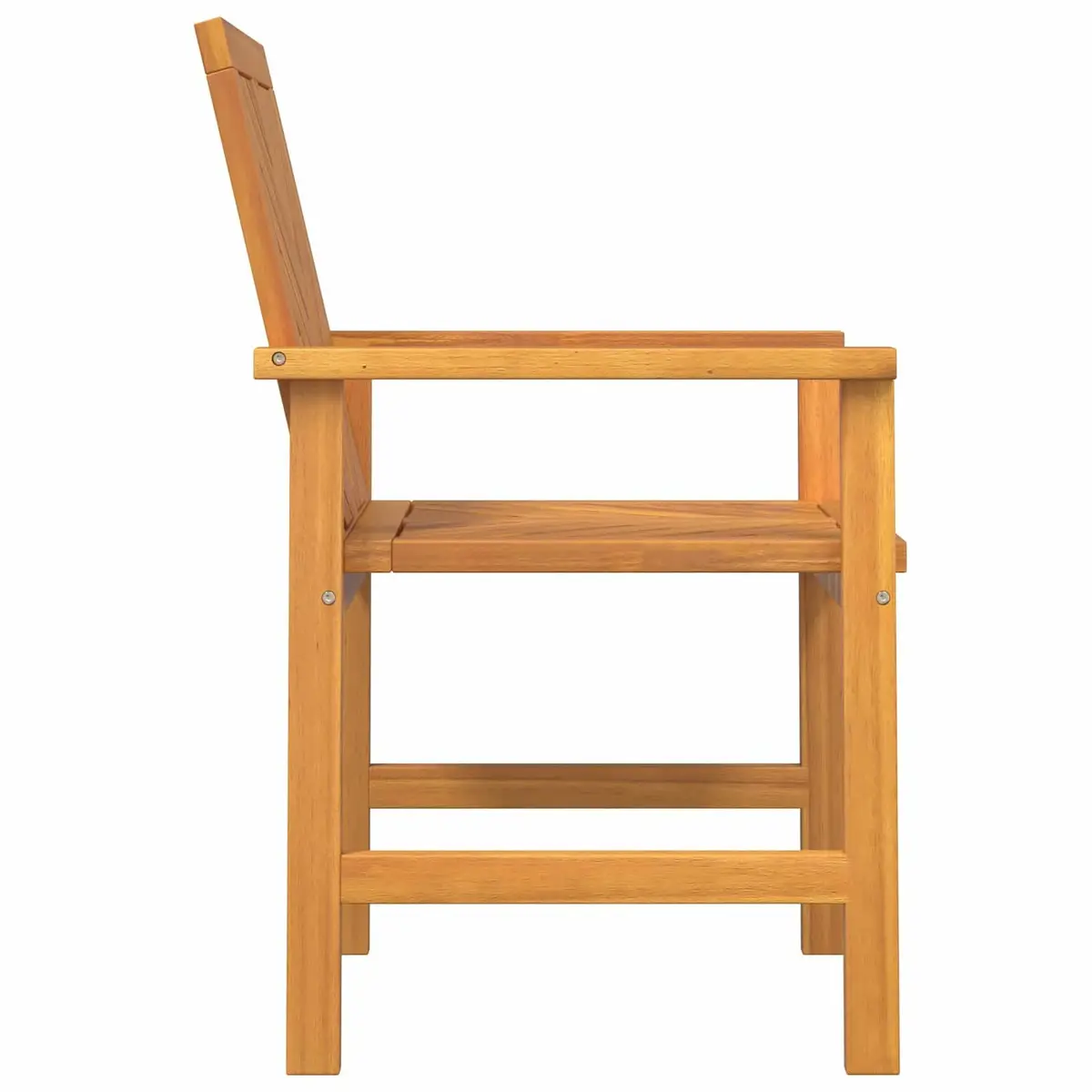 Outdoor Dining Chair Set 6 Piece Acacia Wood Garden Terrace Seating