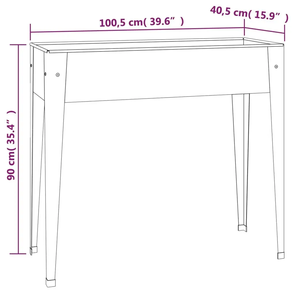 Garden Planters 2 pcs Raised Bed Outdoor Planter Pots High Feet Silver