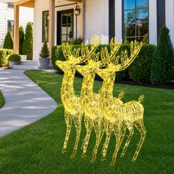 Enhance Your Garden with 250 LED Reindeer Lights