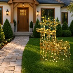 Enhance Your Holiday Space with LED Reindeer Decor - 3 pcs