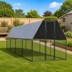 Enhance Your Backyard with a 2x8x2 m Chicken Cage