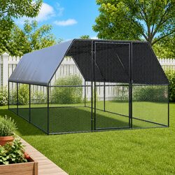 Stylish Chicken Cage 3x6x2m for Your Garden