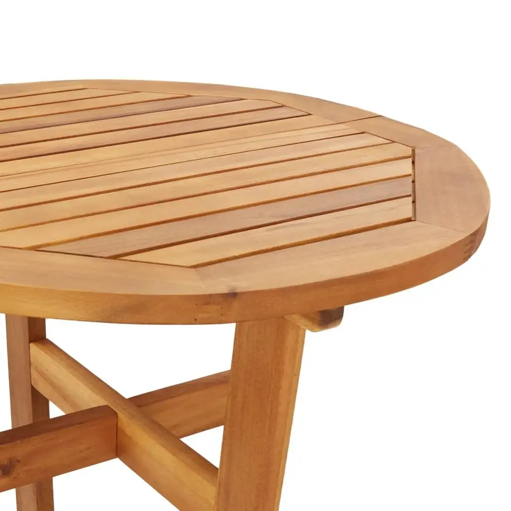 Garden Bar Set 5 Piece Solid Acacia Wood Outdoor Furniture Brown