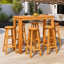 Enhance Your Outdoor Living with 7 Piece Bar Set