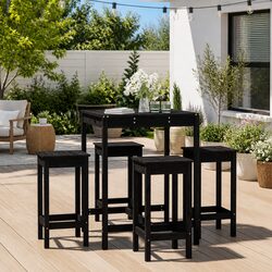 Enhance Your Outdoor Space with This 5 Piece Bar Set