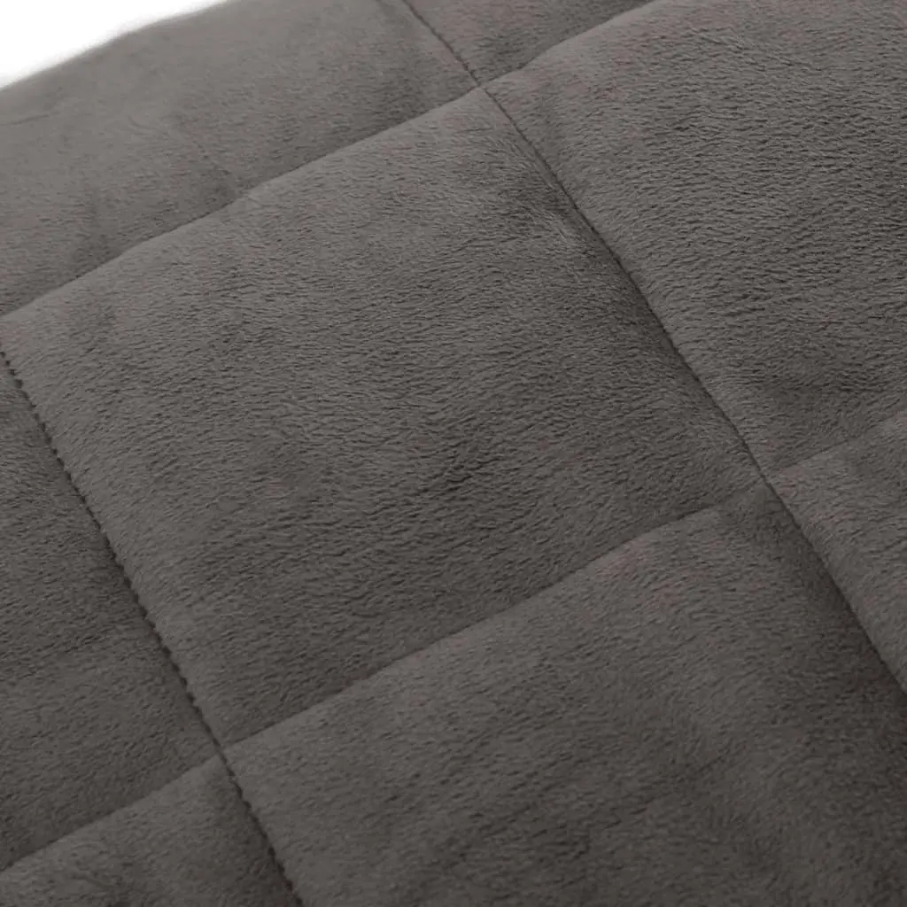 Weighted Blanket 122x183 cm 5kg Grey Pressure Comforter