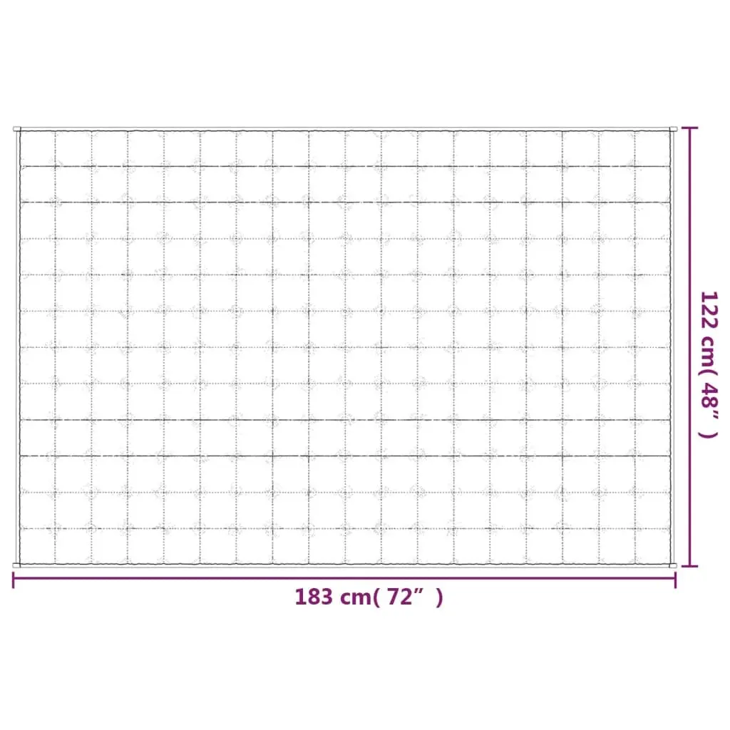 Weighted Blanket 122x183cm 9kg Pressure Therapy Bedding