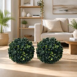 Artificial Boxwood Balls Indoor Outdoor Garden Decor Topiary Hanging Plant