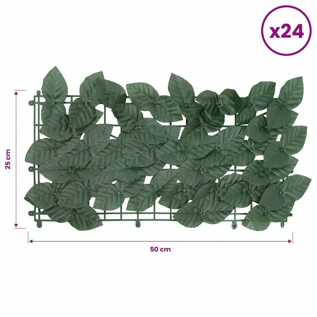 Outdoor Privacy Screen Balcony Terrace Garden Decoration Green Leaves 300x100cm