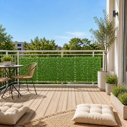Enhance Your Outdoor Space with a Green Leaf Privacy Screen