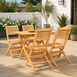 Elevate Your Outdoor Space with This 5 Piece Dining Set
