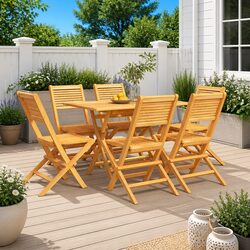 Elevate Your Outdoor Space with This 7 Piece Dining Set