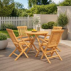 Enhance Your Outdoors with a Teak Dining Set