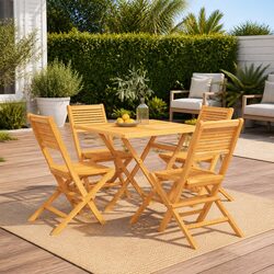 Transform Your Outdoor Space with a Wooden Dining Set