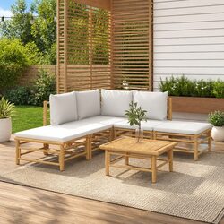 Elevate Your Outdoor Space with This 6-Piece Lounge Set