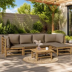 Elevate Your Outdoor Space with Bamboo Lounge Furniture