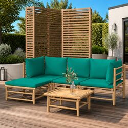Transform Your Outdoor Space with This 5 Piece Lounge Set