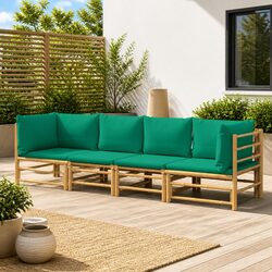 Transform Your Outdoor Space with This 4-Piece Lounge Set