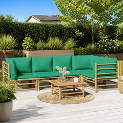 Transform Your Outdoor Space with a 6 Piece Lounge Set
