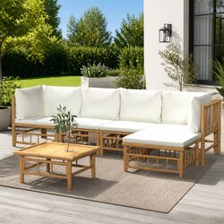 Enhance Your Outdoor Space with This 6-Piece Lounge Set