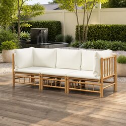 Elevate Your Outdoor Experience with Bamboo Lounge Set