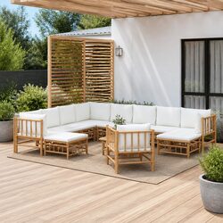 Transform Your Outdoor Space with This 12-Piece Lounge Set