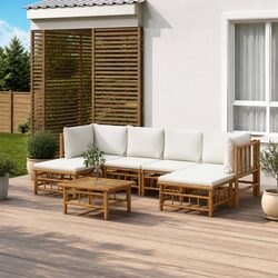 Charming 7-Piece Garden Lounge Set with Comfortable Cushions