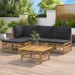 Transform Your Outdoor Space with a Bamboo Lounge Set